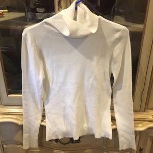 white Zara turtleneck